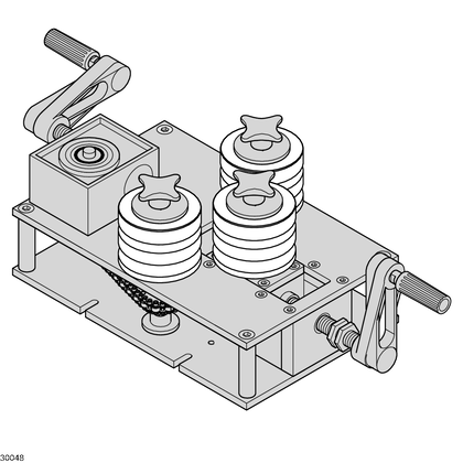 Bending tool for lateral guide VarioFlow belt