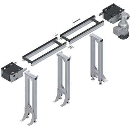 Components of conveyor units TS 1