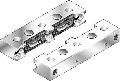 Bearings with adjusting screws